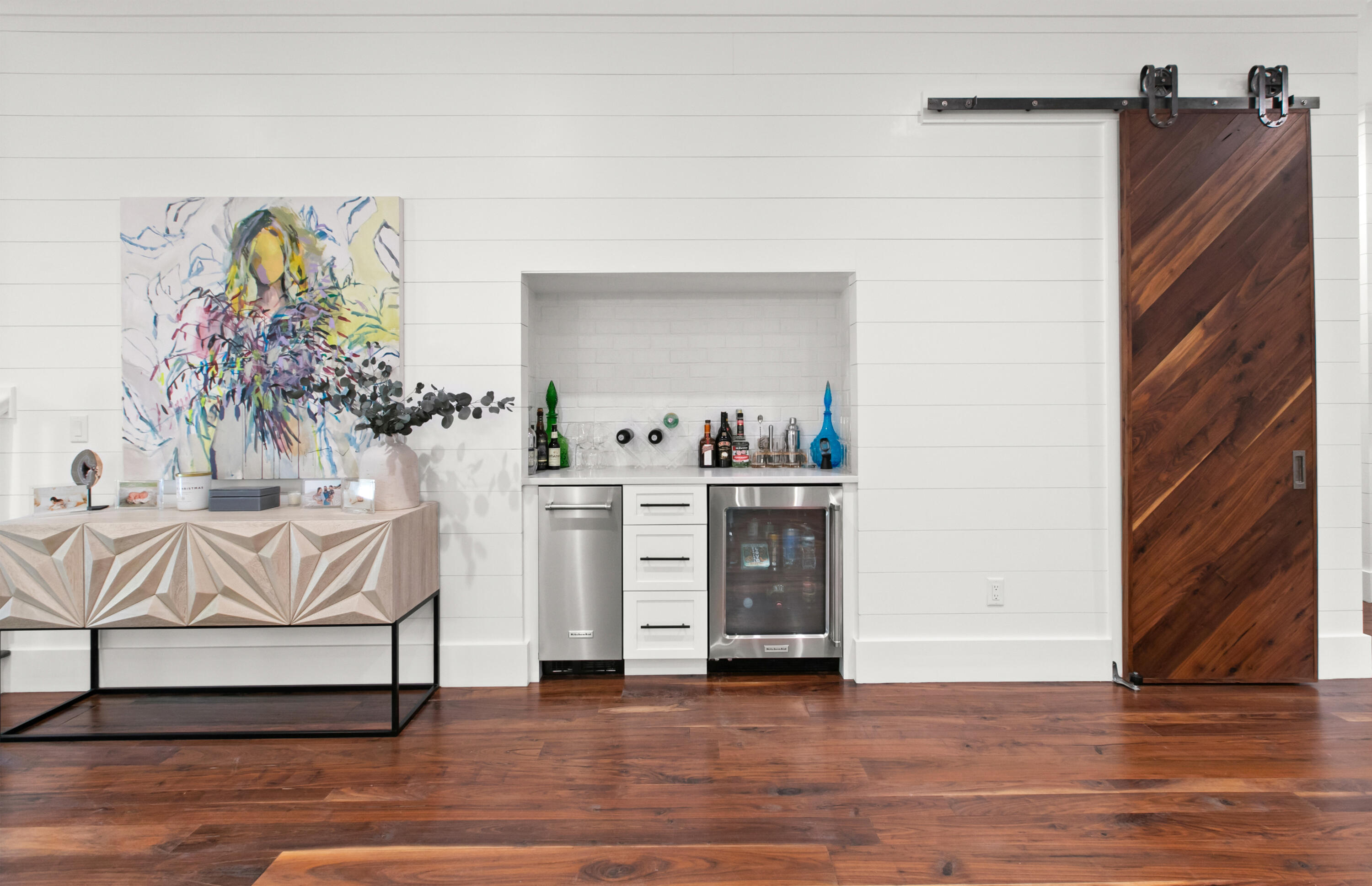 380 Ricker Avenue Santa Rosa Beach, FL 32459 - Photo 13 of 55 a view of a bedroom with furniture and wooden floor