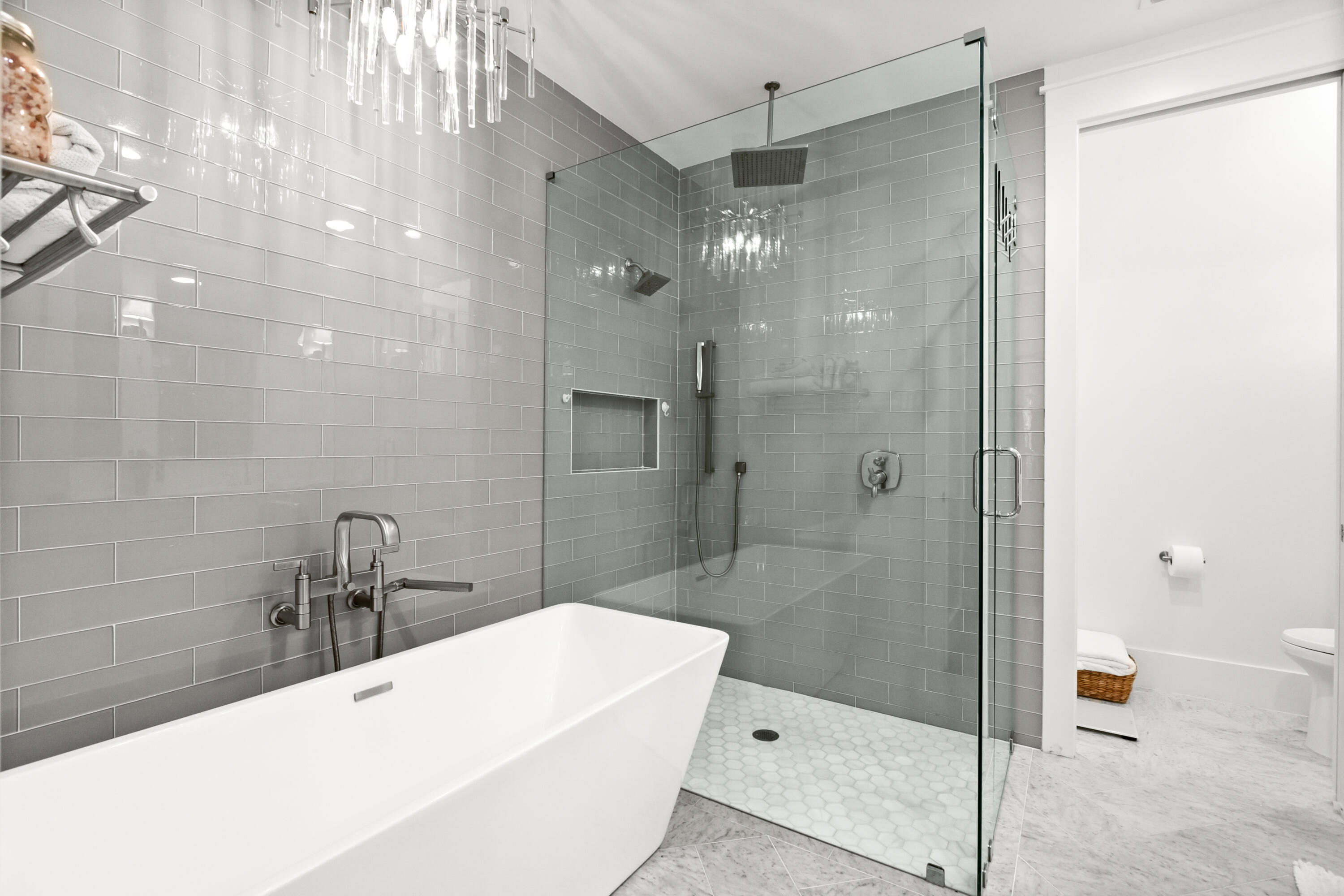 380 Ricker Avenue Santa Rosa Beach, FL 32459 - Photo 22 of 55 a bathroom with a bathtub and a shower