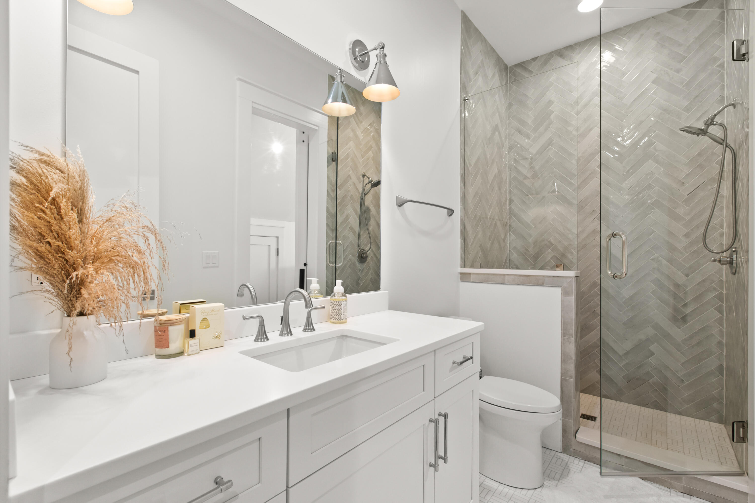 380 Ricker Avenue Santa Rosa Beach, FL 32459 - Photo 31 of 55 a bathroom with a sink a toilet and shower