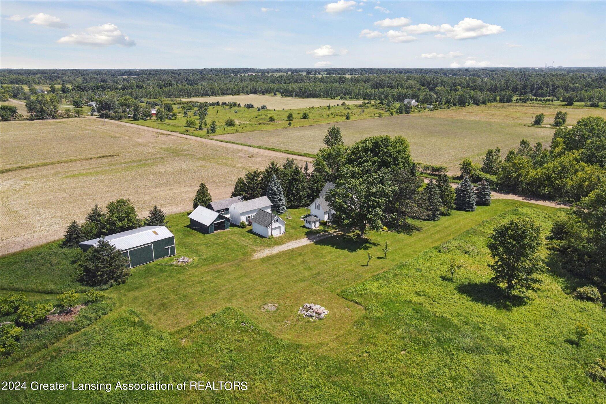 6491 Oneida Road Charlotte, MI 48813 - Photo 50 of 59 Aerial View