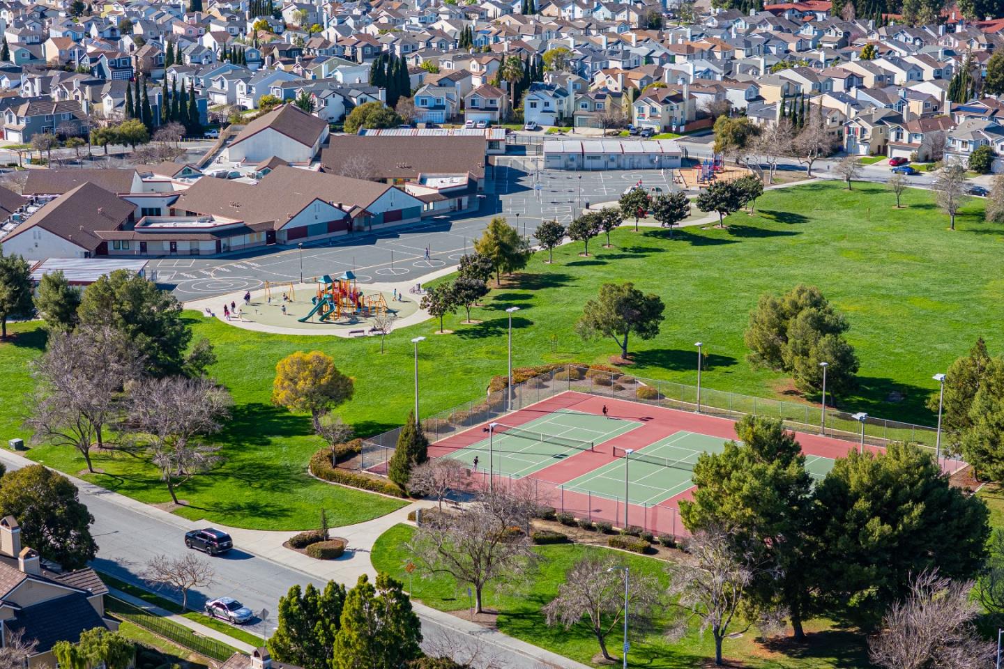 34590 Falls Terrace Fremont, CA 94555 - Photo 31 of 38 an aerial view of a city
