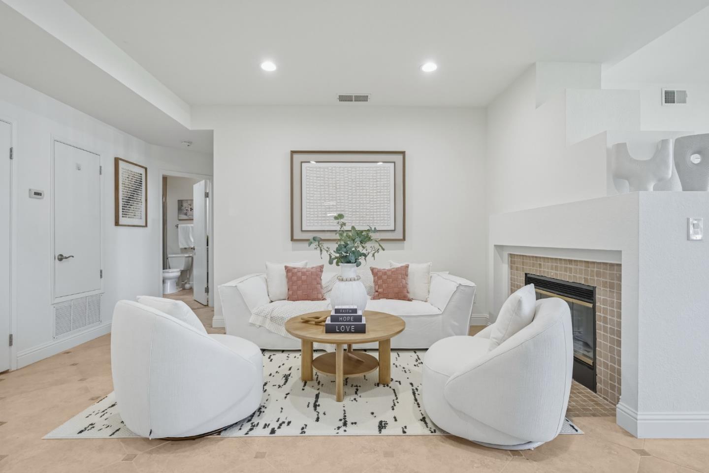 34590 Falls Terrace Fremont, CA 94555 - Photo 5 of 38 a living room with furniture and a fireplace