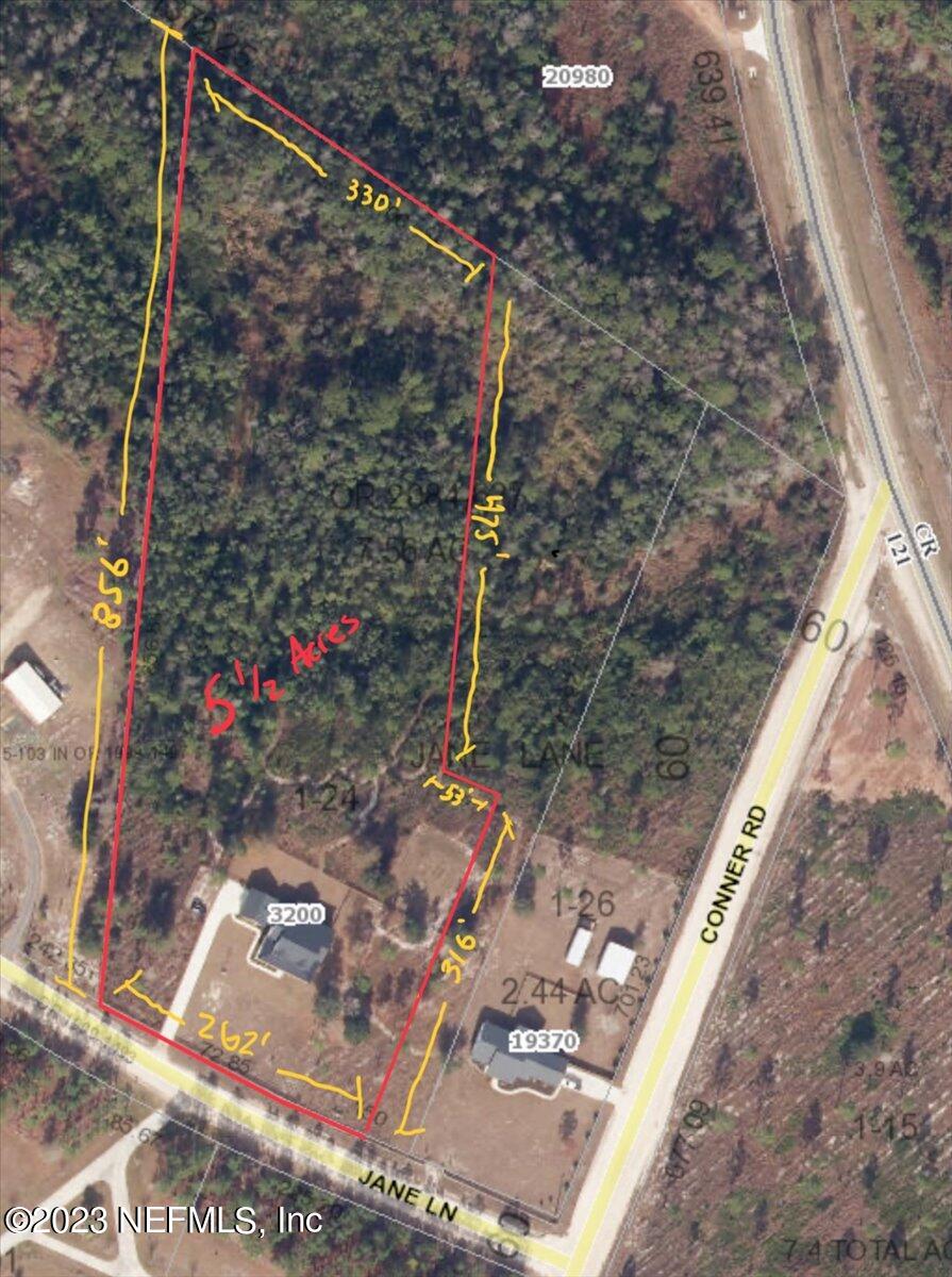 3200 Jane Lane Hilliard, FL 32046 - Photo 56 of 72 Property Line