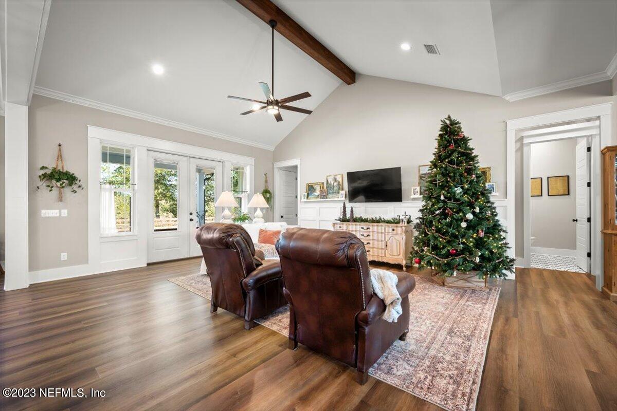 3200 Jane Lane Hilliard, FL 32046 - Photo 9 of 72 a view of a livingroom with furniture window and wooden floor