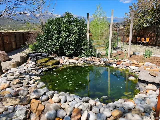 a outdoor space with lots of green space