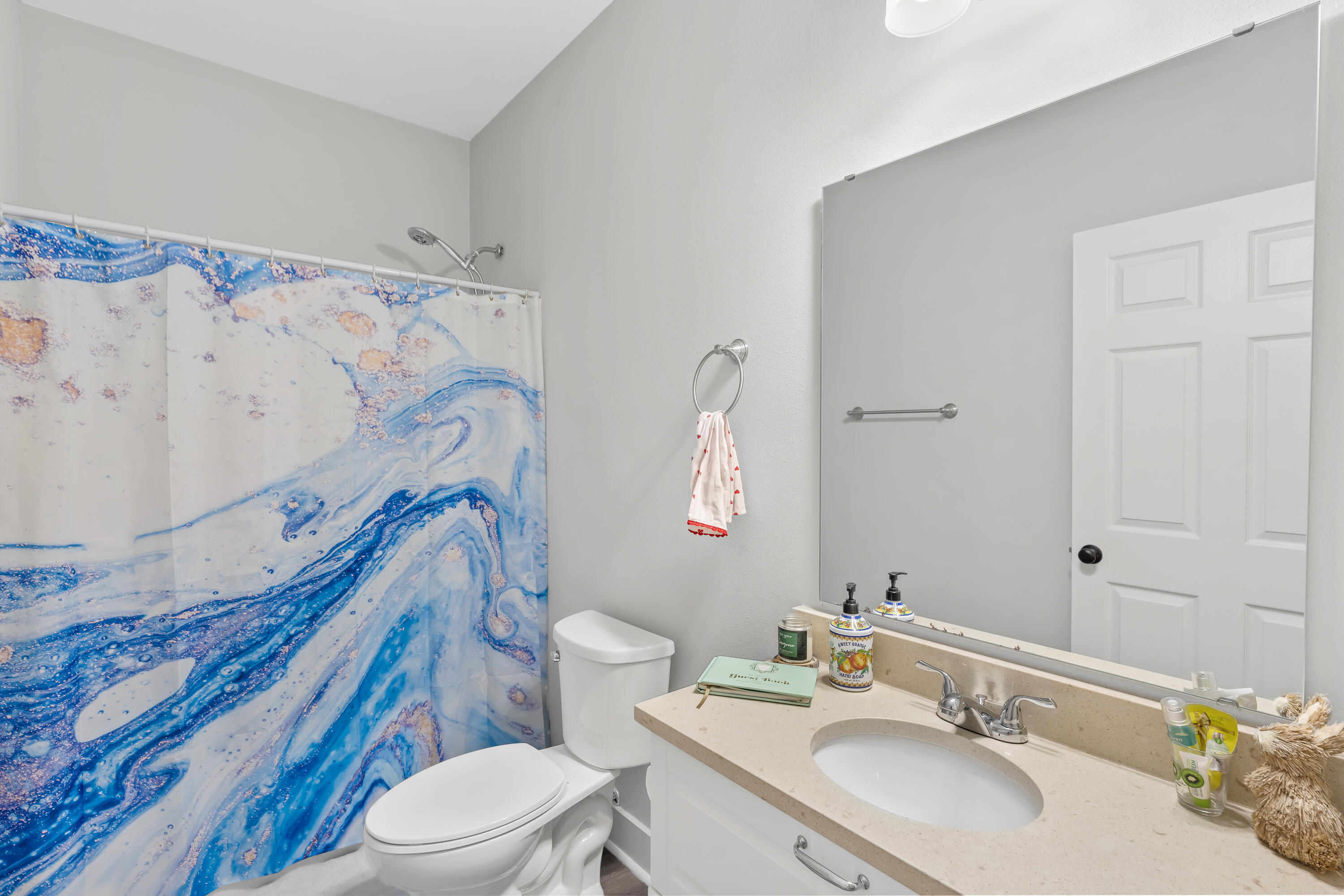191 Indian Woman Road Santa Rosa Beach, FL 32459 - Photo 24 of 29 a bathroom with a sink toilet and shower