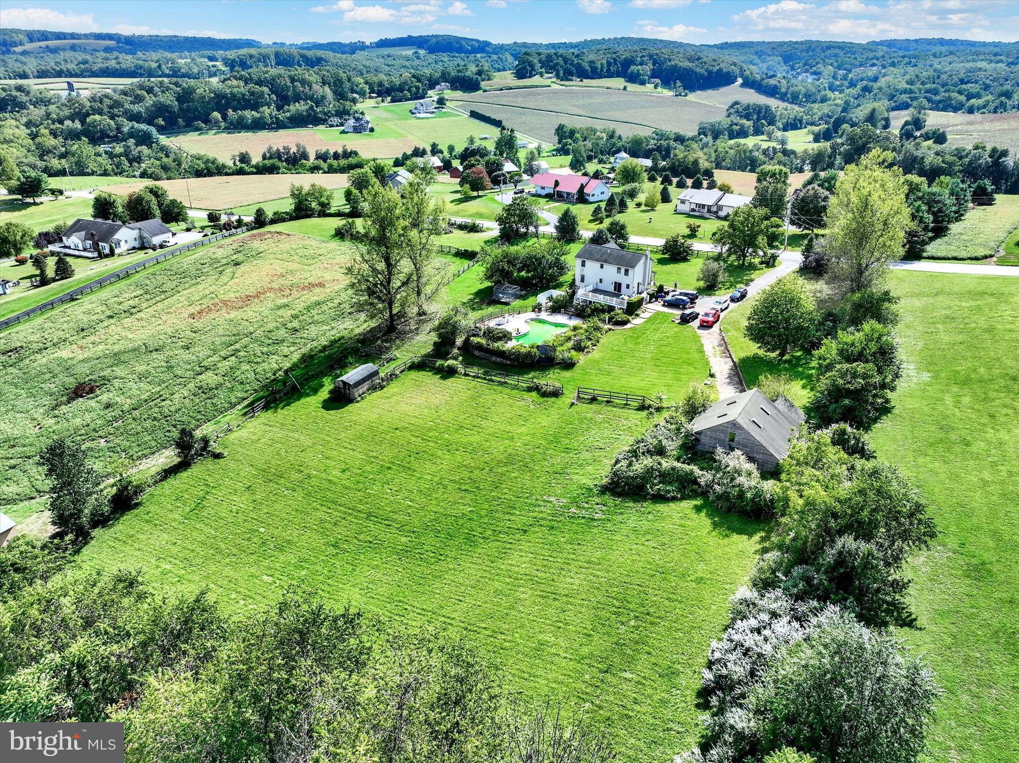 243 Bald Eagle Road Fawn Grove, PA 17321 - Photo 41 of 44 a view of a lush green hillside and houses
