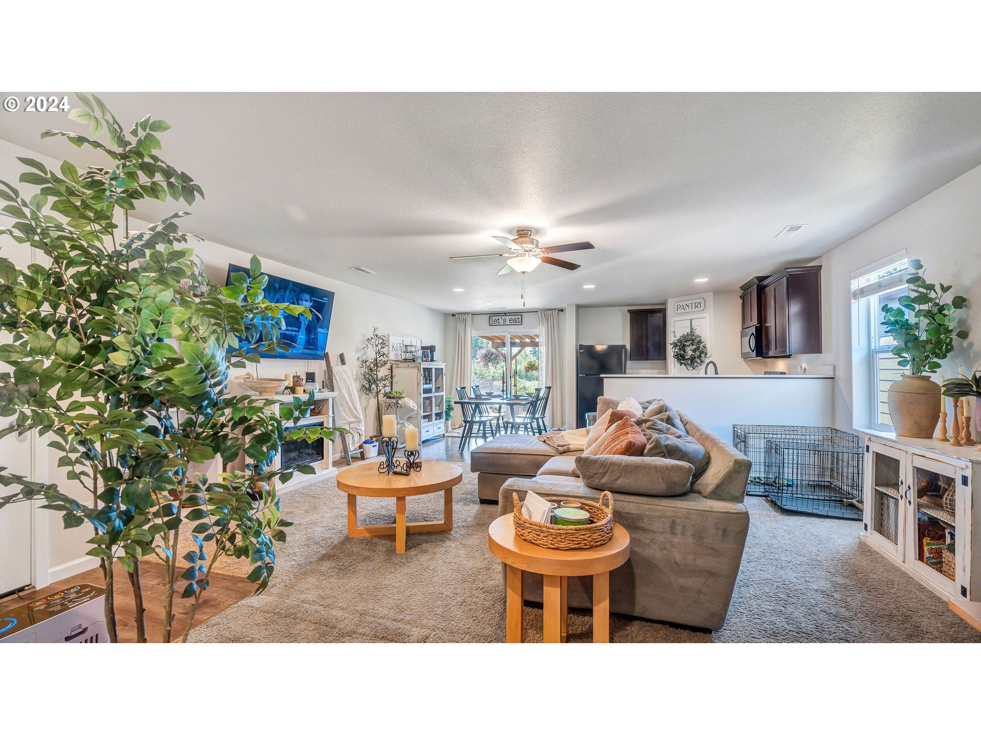 330 Forest Lane Molalla, OR 97038 - Photo 8 of 29 a living room with furniture and a potted plant