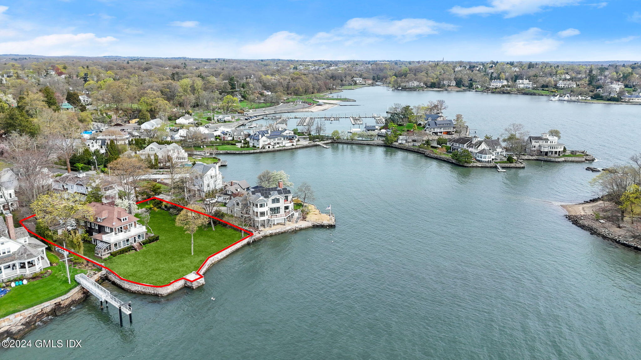 33 Byram Shore Road Greenwich, CT 06830 - Photo 13 of 16 an aerial view of a city with lake view