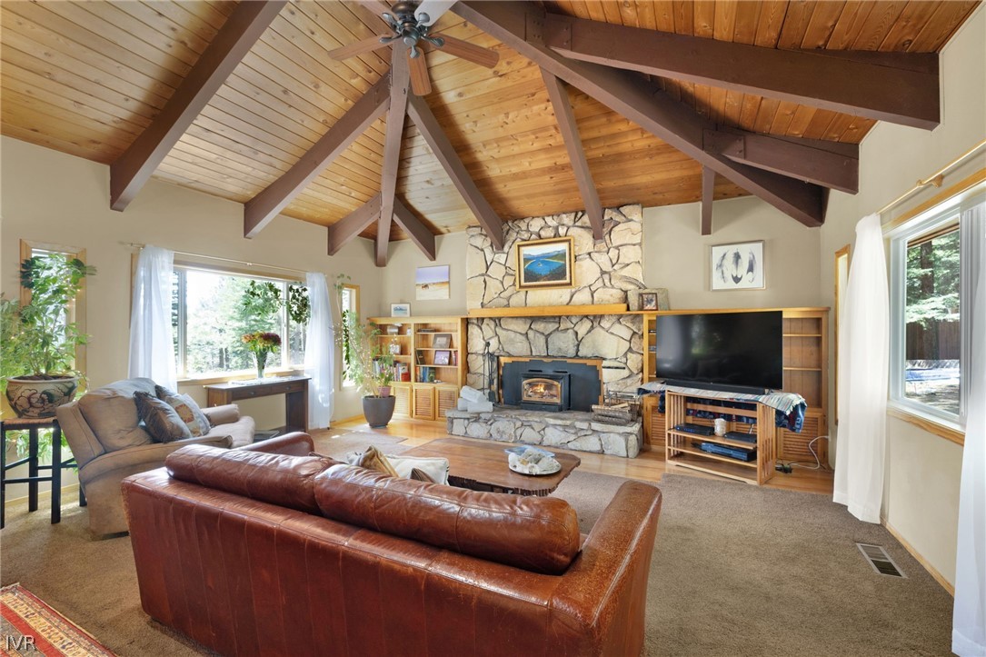 595 Lucille Drive Incline Village, NV 89451 - Photo 9 of 38 Fireplace makes the home all the more warm and cha