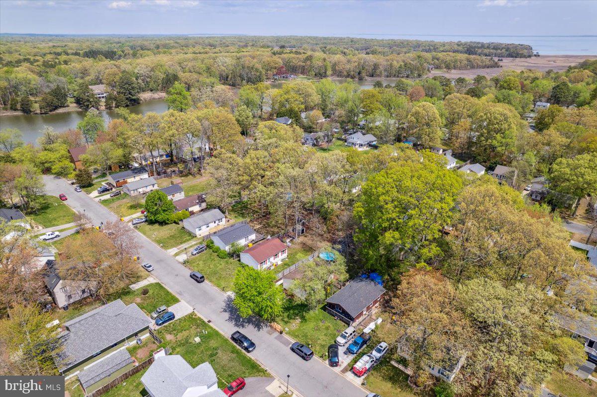 5519 Baskin Street Churchton, MD 20733 - Photo 19 of 20 an aerial view of mountain with residential house and lake view