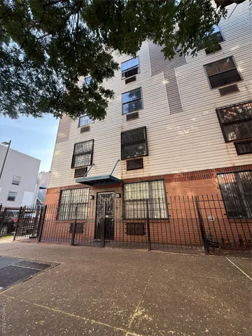 a front view of a building