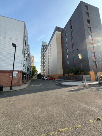 a view of a room with an empty space