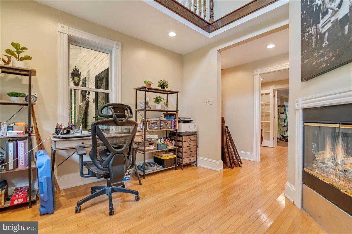 3585 Fairyland Road Lehighton, PA 18235 - Photo 31 of 109 a view of a workspace with furniture and a gym cycle