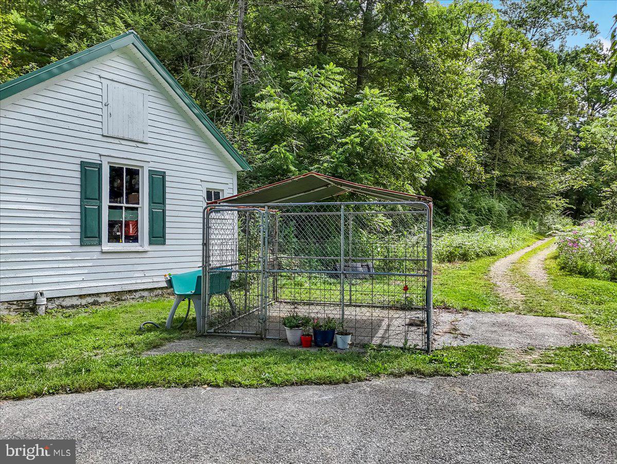 3585 Fairyland Road Lehighton, PA 18235 - Photo 80 of 109 a backyard of a house with plants and large trees