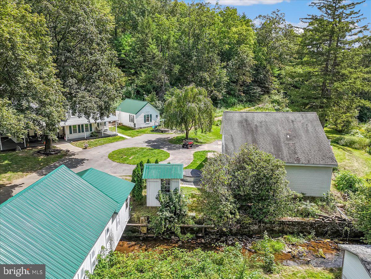 3585 Fairyland Road Lehighton, PA 18235 - Photo 89 of 109 an aerial view of a house with garden space and street view