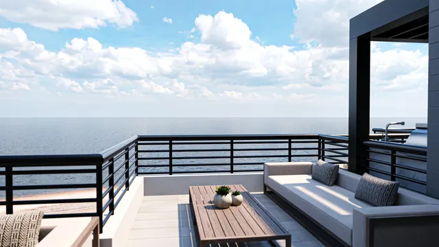 a view of sitting area with furniture