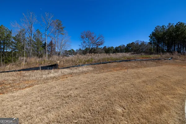 a view of a backyard of a house