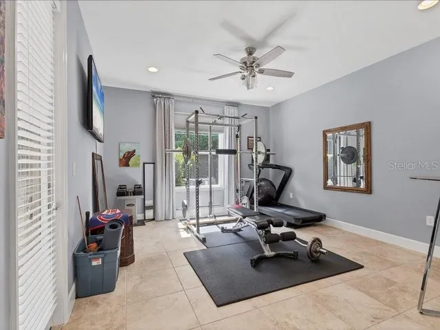 a view of a garage with a bike