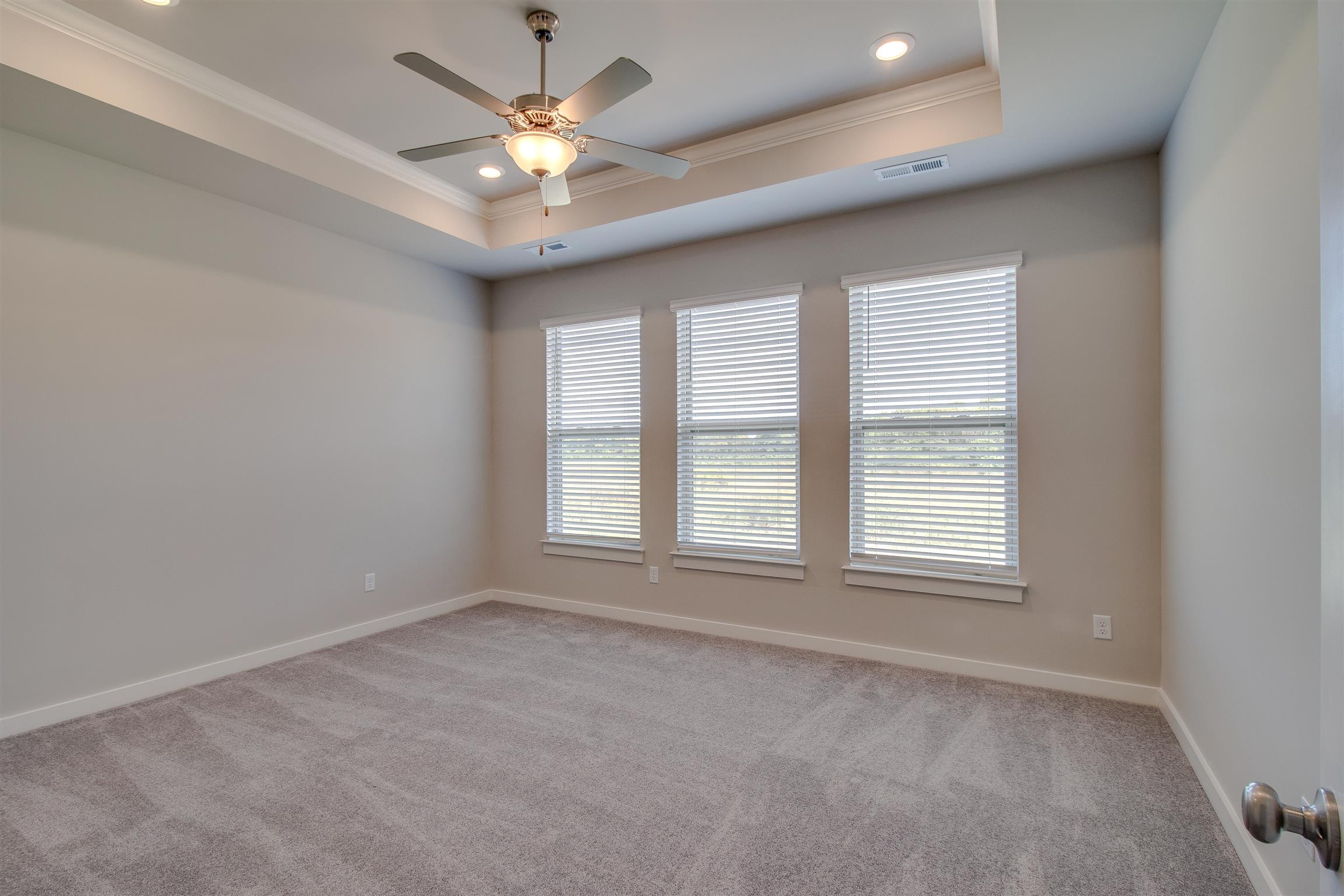 3166 Rift Lane Murfreesboro, TN 37130 - Photo 11 of 23 Master bedroom downstairs, windows look out to tree-line
