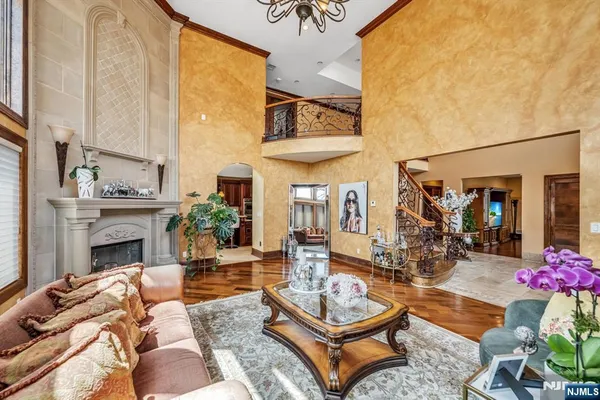 a building outdoor space with patio furniture