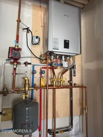 a picture of water heater on the wall