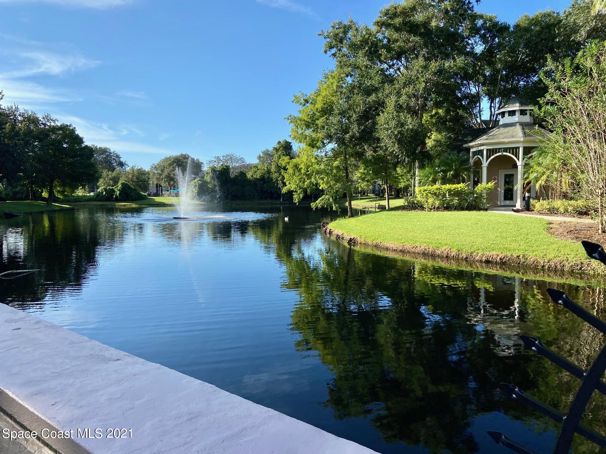 7667 North Wickham Road, Unit # 414 Melbourne, FL 32940 - Photo 16 of 24 Lake and Fountain