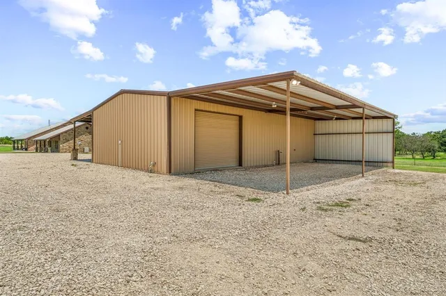 view of the kitchen with refrigerator