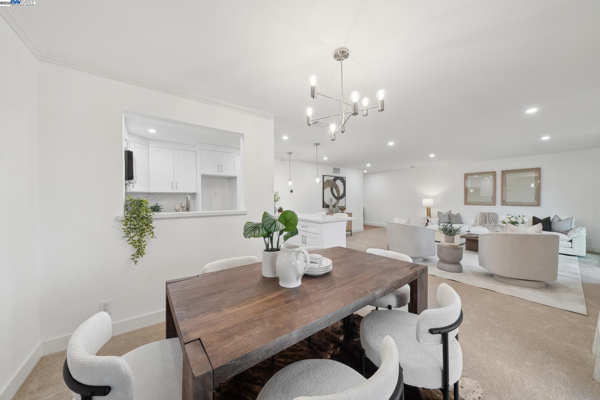 4033 Terra Granada Drive, Unit 5C Walnut Creek, CA 94595 - Photo 11 of 44 a view of a dining room with furniture and wooden floor