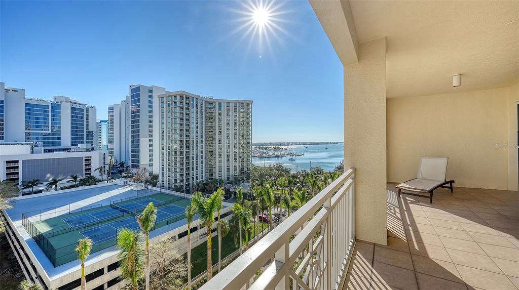 35 Watergate Drive, Unit 806 Sarasota, FL 34236 - Photo 20 of 67 a view of balcony with furniture
