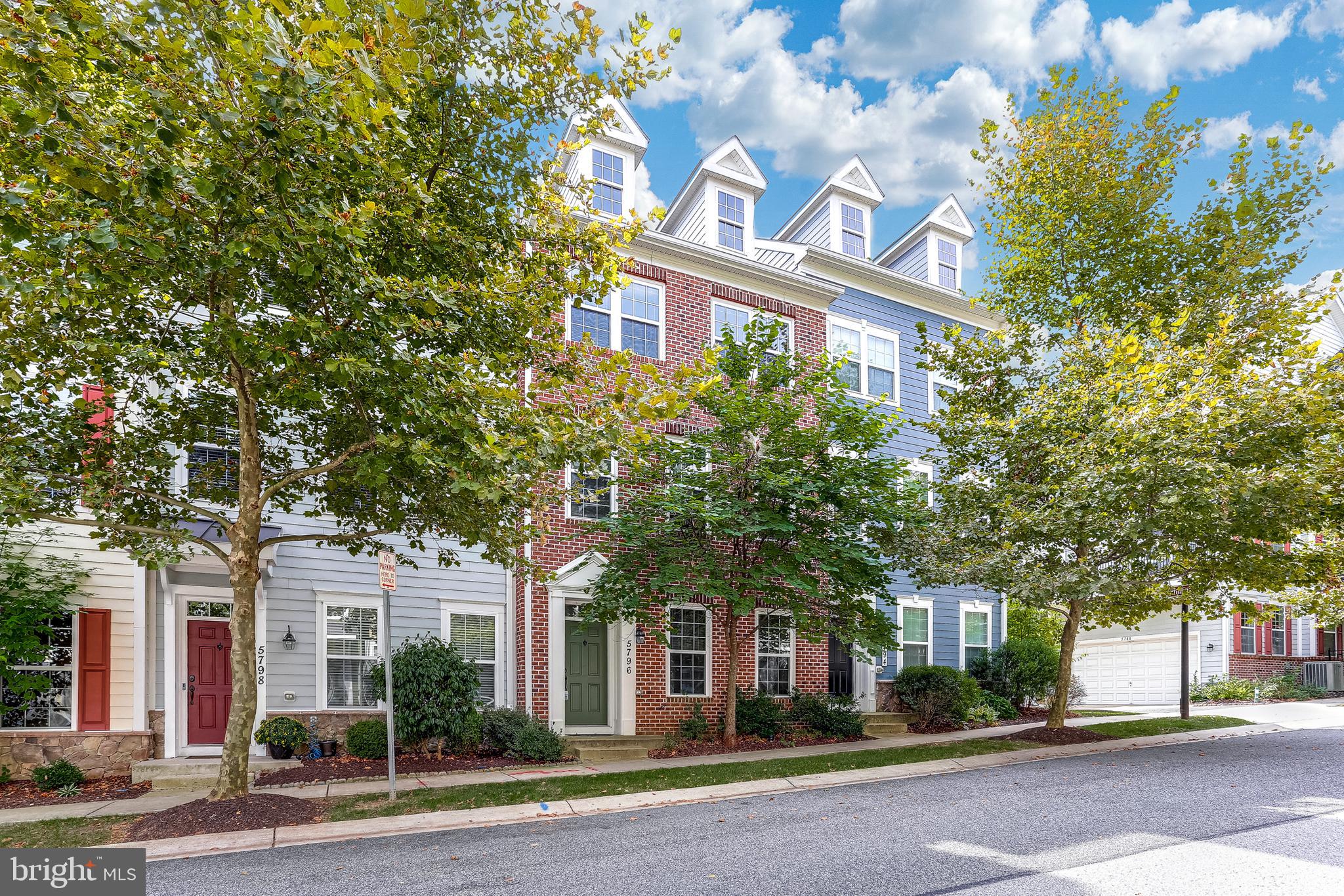 5796 Richards Valley Road Ellicott City, MD 21043 - Photo 1 of 42 Exterior Front View of Brick Townhouse