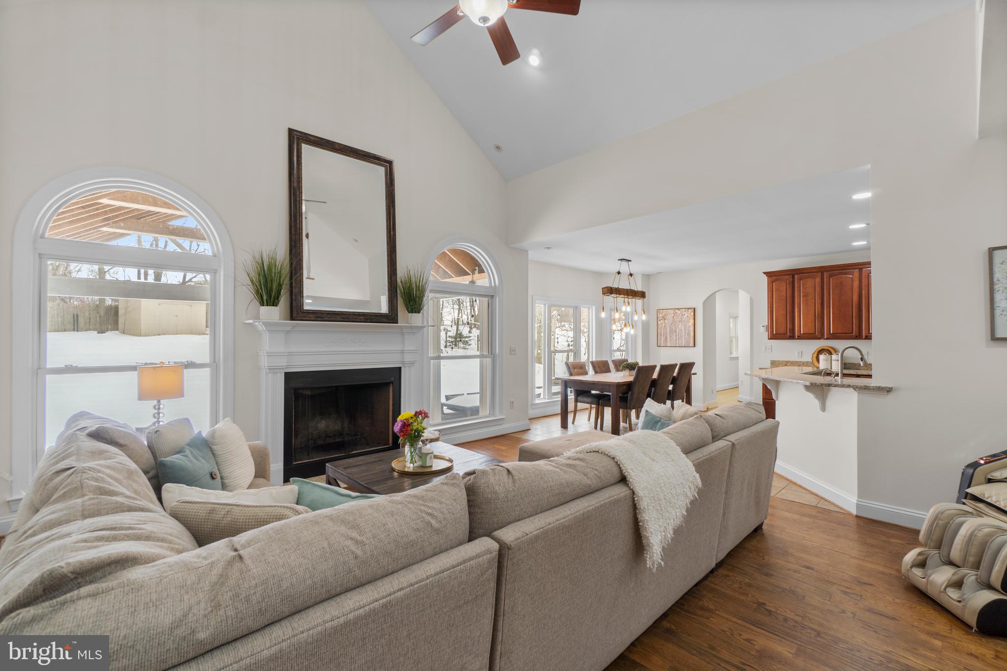21877 Boonsboro Mountain Road Boonsboro, MD 21713 - Photo 22 of 63 a living room with furniture and a fireplace