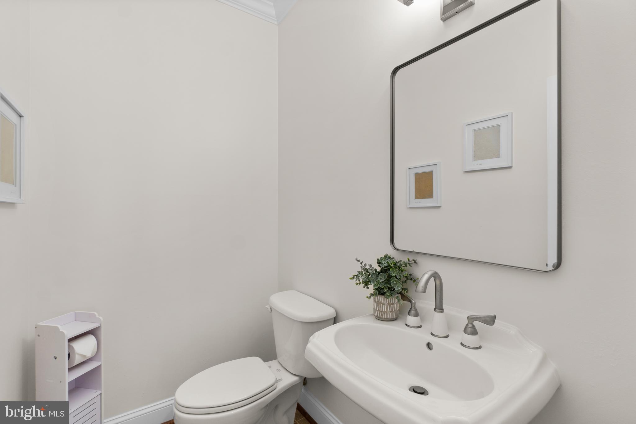 21877 Boonsboro Mountain Road Boonsboro, MD 21713 - Photo 23 of 63 a bathroom with a sink mirror and toilet