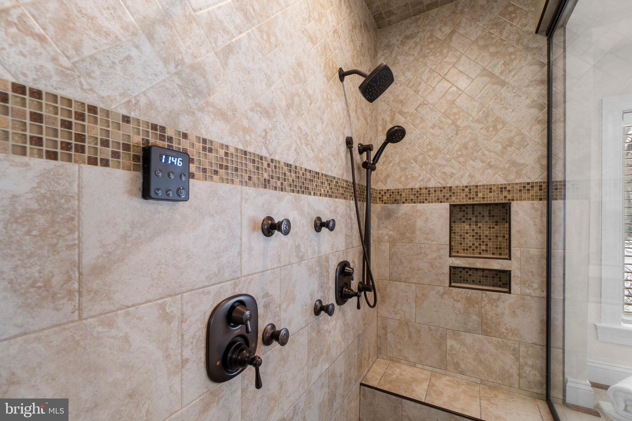 21877 Boonsboro Mountain Road Boonsboro, MD 21713 - Photo 29 of 63 Custom Steam Shower with Dual Shower Heads
