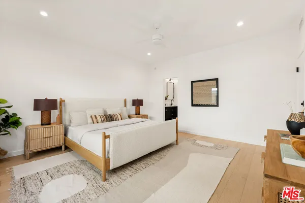 a room with a bed and a couch
