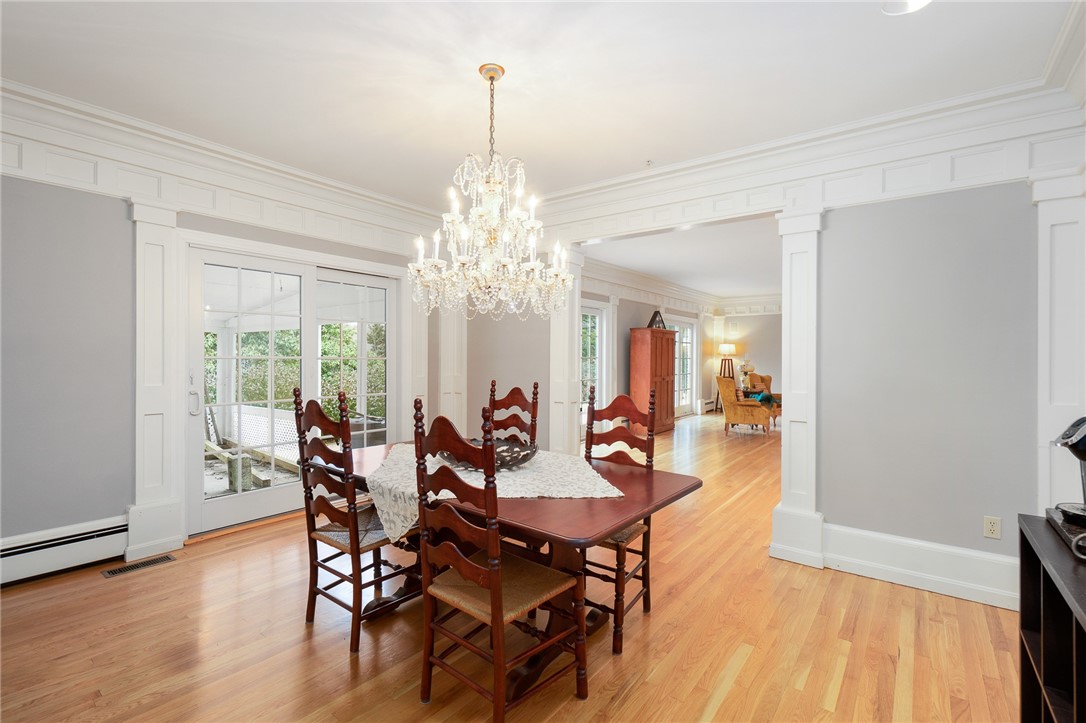 41 Johnson Road Foster, RI 02825 - Photo 13 of 49 Dining room with sliders to a partially screened porch
