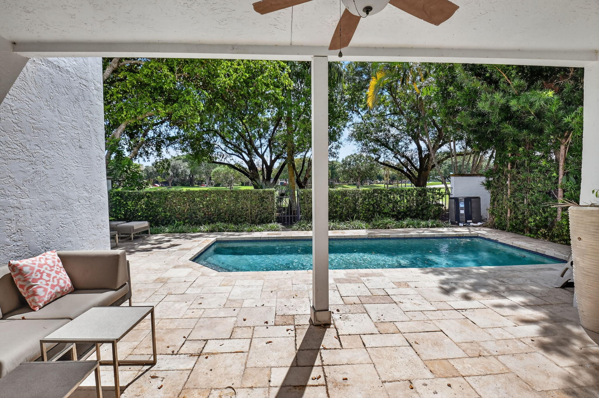 5850 Northwest 21st Avenue Boca Raton, FL 33496 - Photo 32 of 54 a view of a backyard with garden