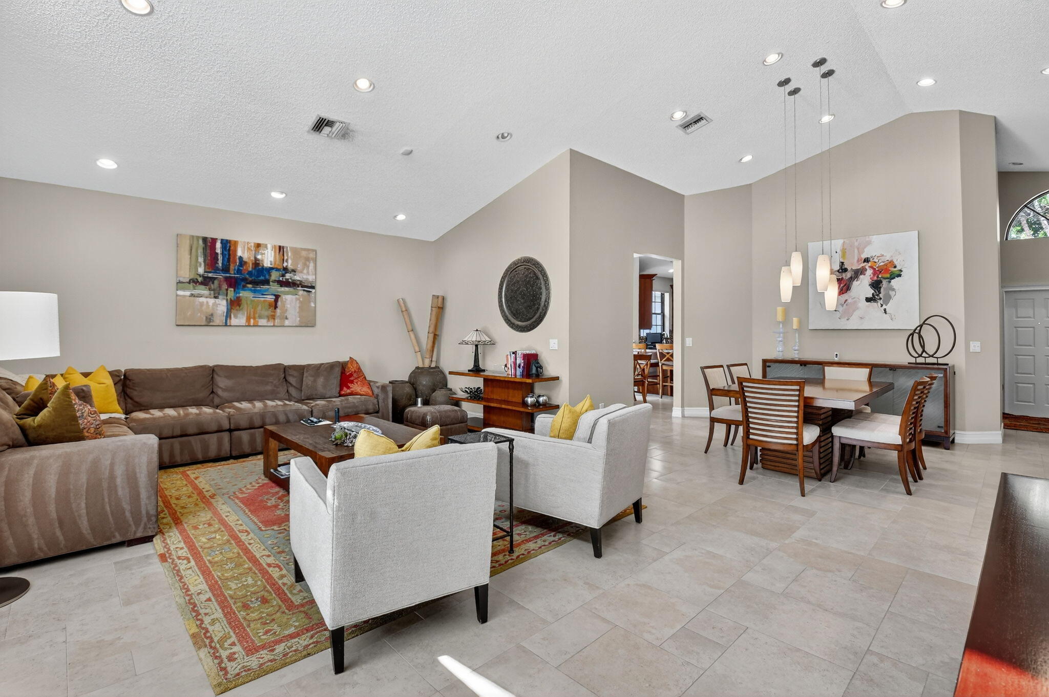 5850 Northwest 21st Avenue Boca Raton, FL 33496 - Photo 8 of 54 a living room with furniture and a large window