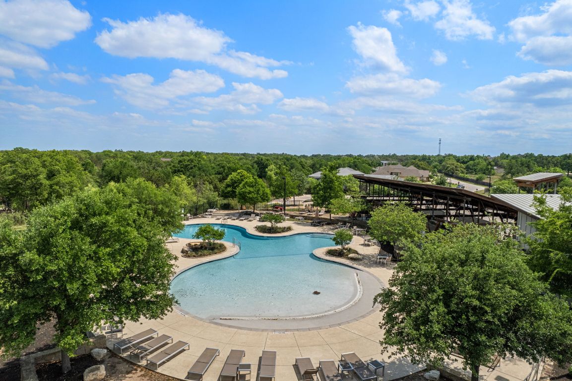 1109 Morning View Road Georgetown, TX 78628 - Photo 32 of 40 a view of a swimming pool and outdoor seating