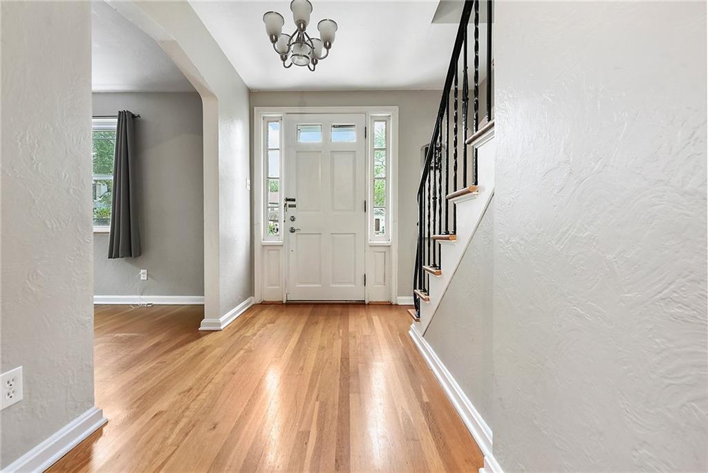 1161 Prospect Road Pittsburgh, PA 15227 - Photo 5 of 39 a view of entryway with wooden floor