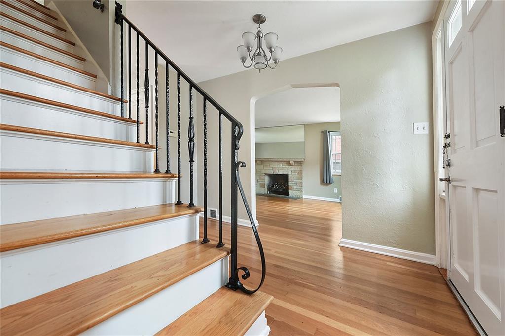 1161 Prospect Road Pittsburgh, PA 15227 - Photo 6 of 39 a view of entryway and hall with wooden floor