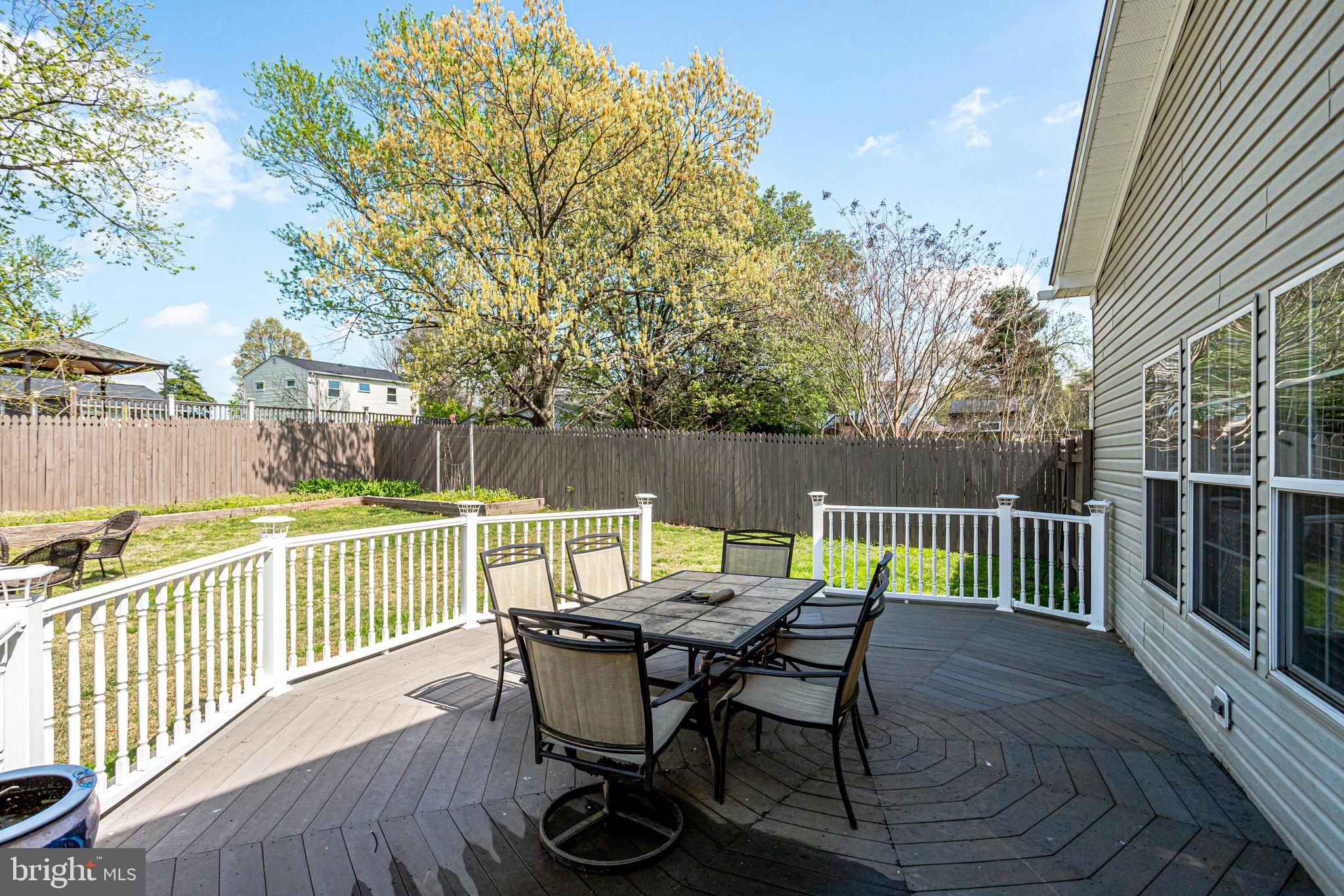 206 West Beech Road Sterling, VA 20164 - Photo 31 of 41 Fenced Back Yard