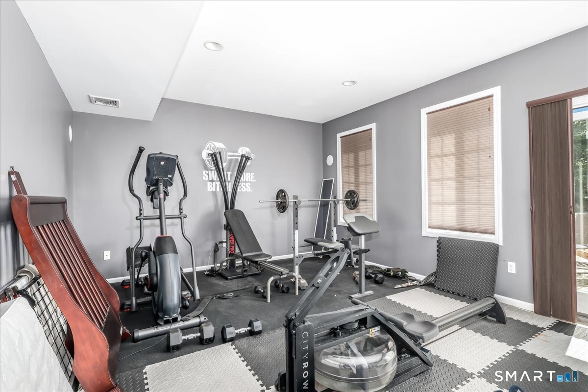 55 A Flax Hill Road Brookfield, CT 06804 - Photo 33 of 40 a view of a room with gym equipment