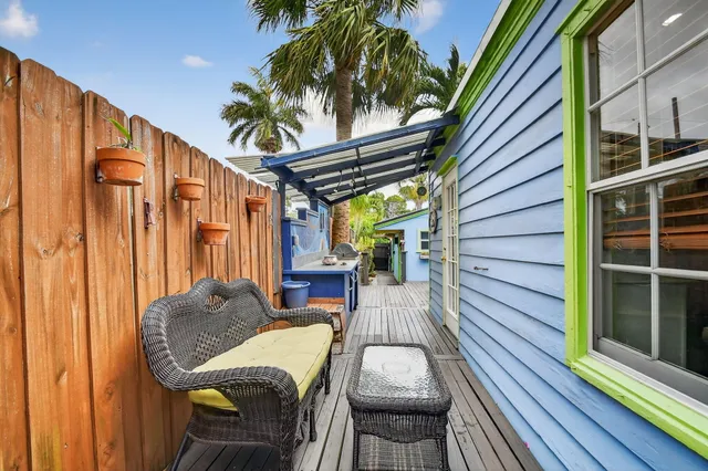 a view of outdoor space with seating space