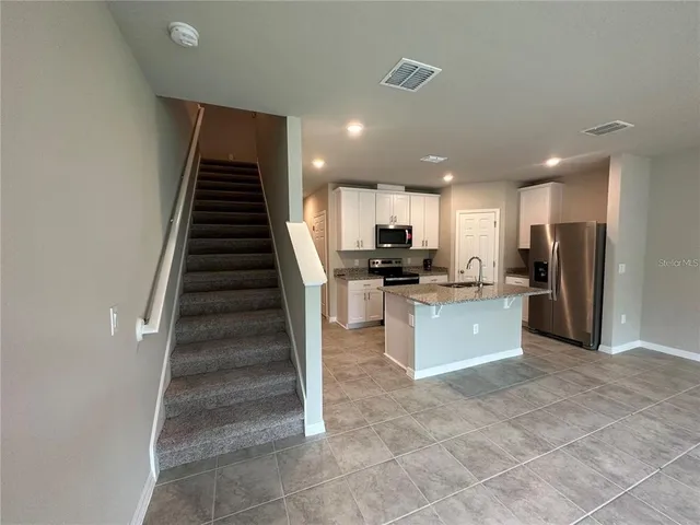 a view of an empty room