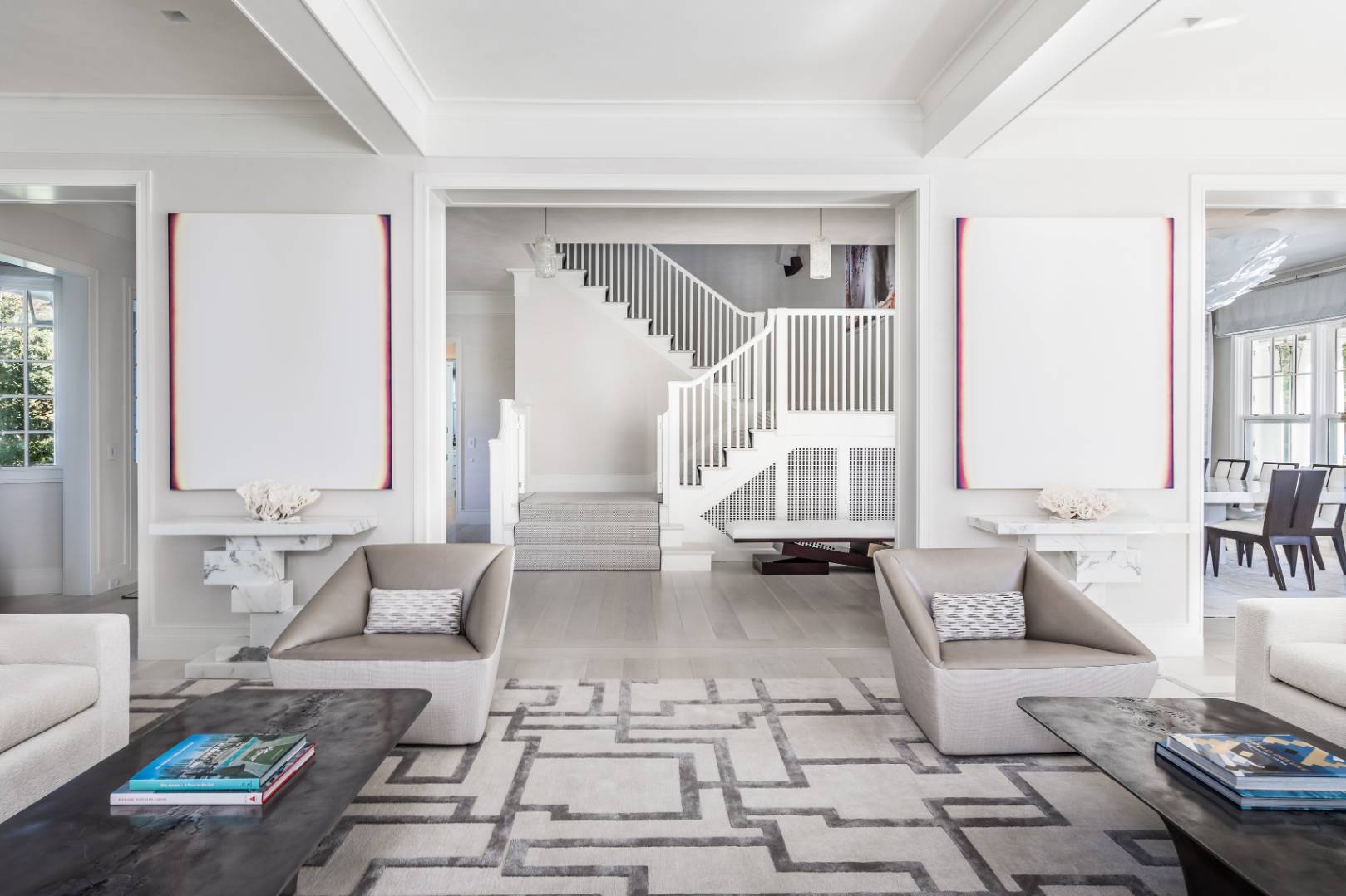8 Hither Lane East Hampton, NY 11937 - Photo 5 of 38 a living room with furniture and wooden floor