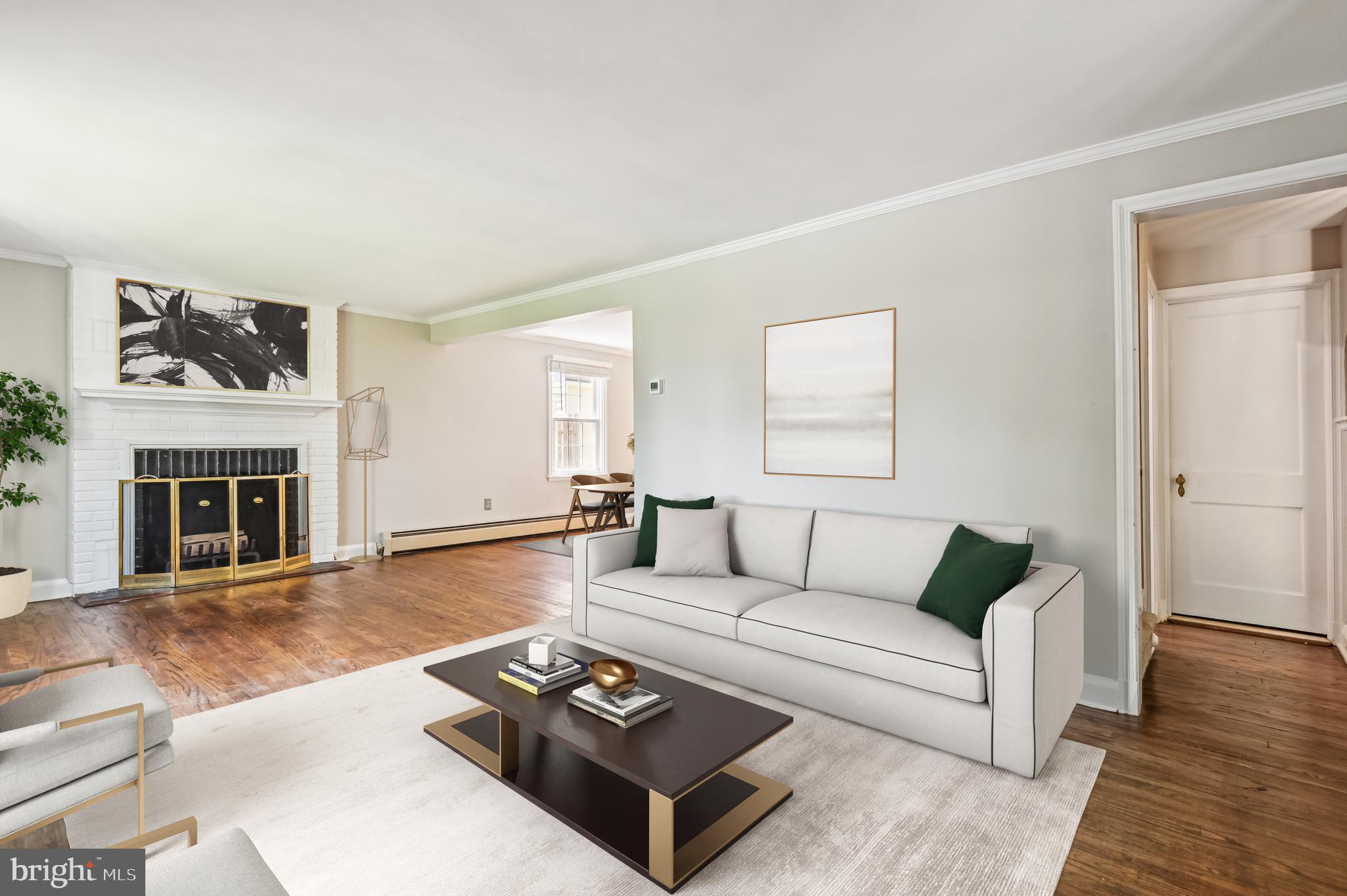 1402 Ruxton Road Baltimore, MD 21204 - Photo 2 of 32 The Living Room, virtually staged