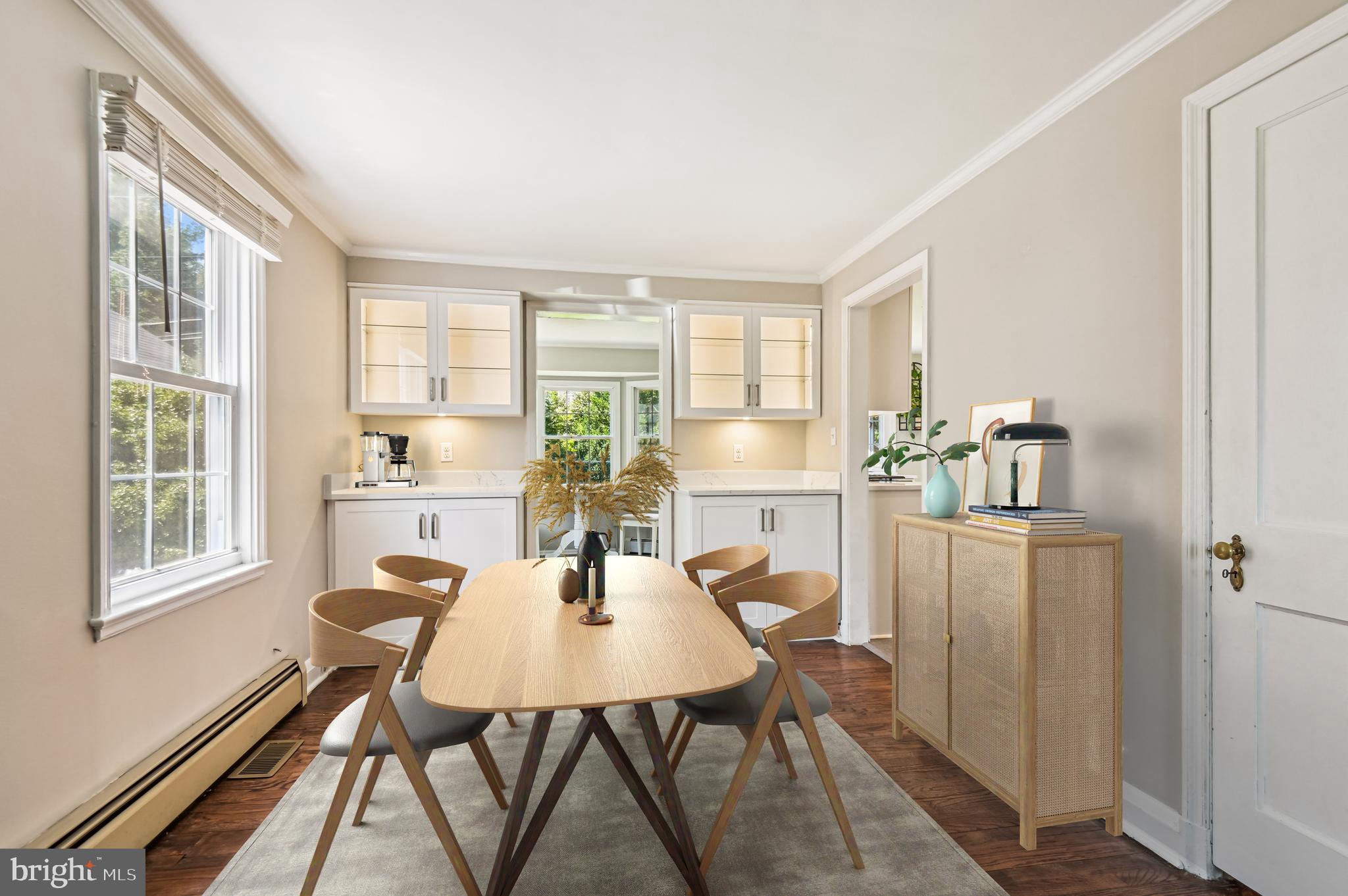 1402 Ruxton Road Baltimore, MD 21204 - Photo 4 of 32 The Dining Room, virtually staged