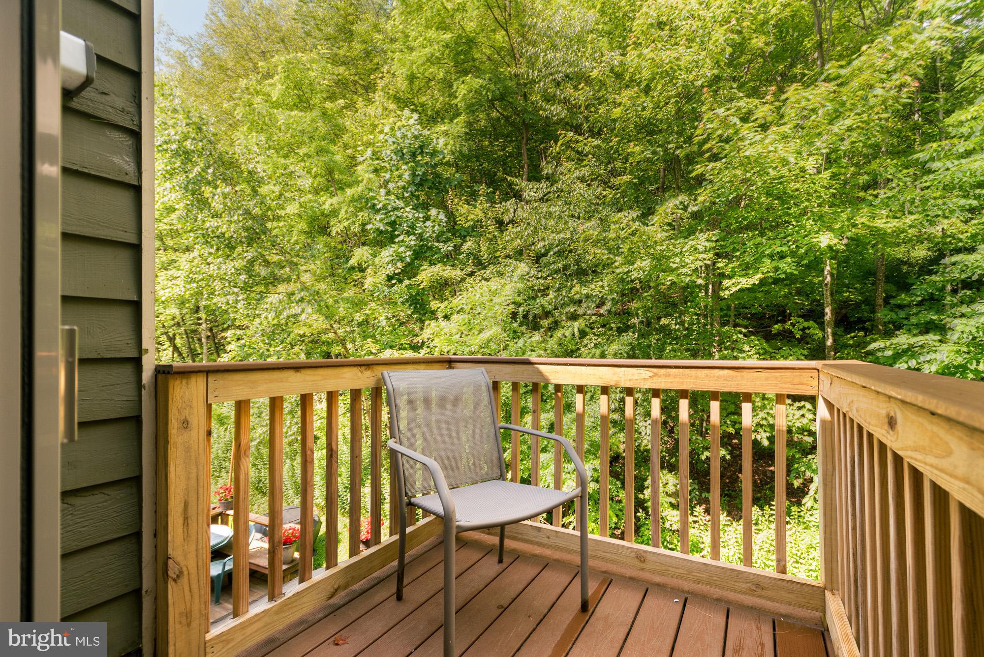 18 Winding Way, Unit 18D McHenry, MD 21541 - Photo 33 of 48 a view of a balcony with wooden floor