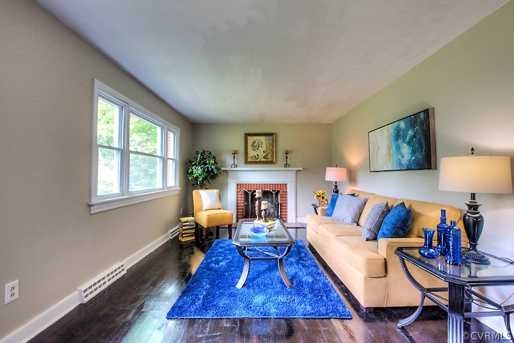 1267 Cardwell Road Crozier, VA 23039 - Photo 3 of 24 a living room with furniture fireplace and window